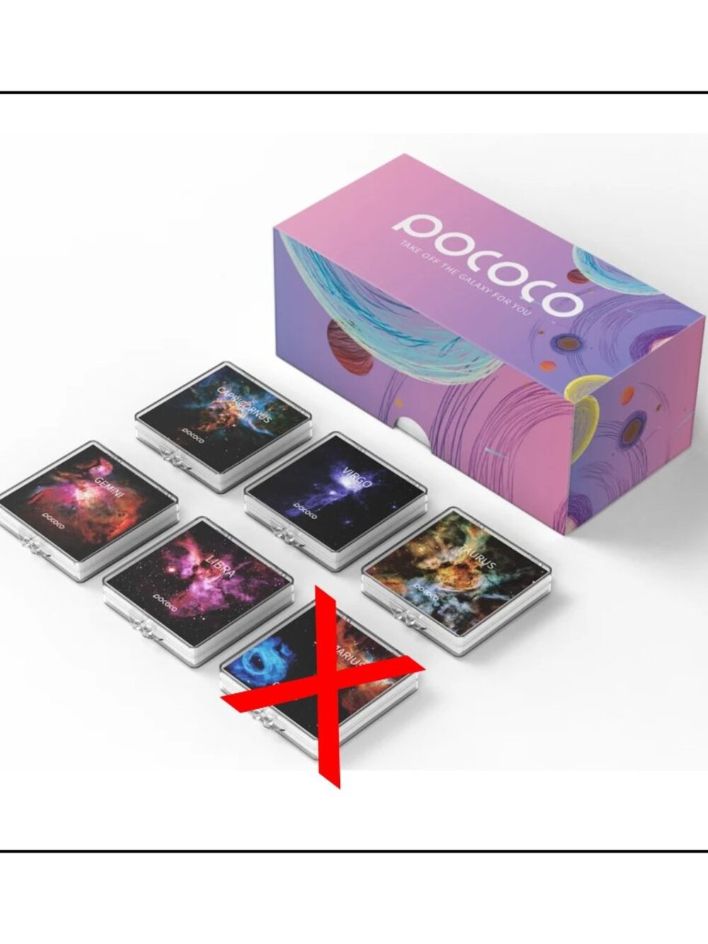 POCOCO Realistic Constellation-1 Galaxy Projector Discs Set (5 Discs)